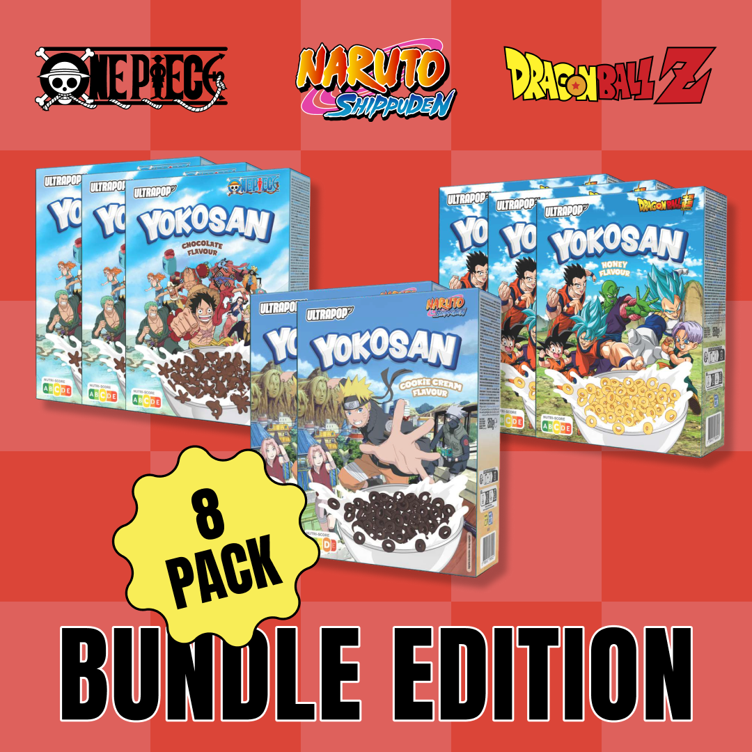 Cerealien Mix Bundle – One Piece/Naruto/DBS – 8-Pack