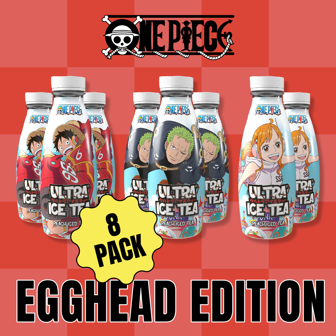Pfirsich Ice Tea Bundle – One Piece Egghead – 8-Pack je 500 ml