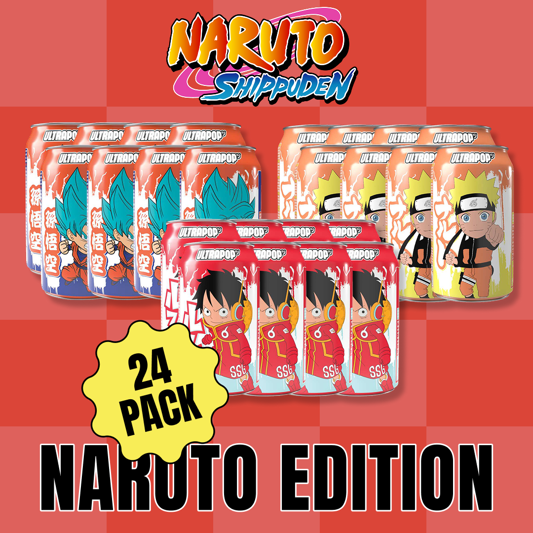 Limonaden Mix Bundle – Naruto/DBS/One Piece – 24-Pack je 320 ml